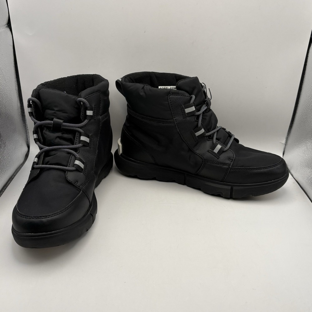 Sorel Womens Explorer II Carnival Sport Waterproof Boot Black 10.5M - Picture 6 of 8